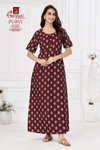 Purvi Nighty Vol 1 By Ganpati Cotton Printed Night Wear Nighty Wholesale Price In Surat